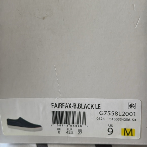 NEW NIB Vince Men’s Fairfax Black Leather Slip On Shoes Leather US 9 - Picture 12 of 12